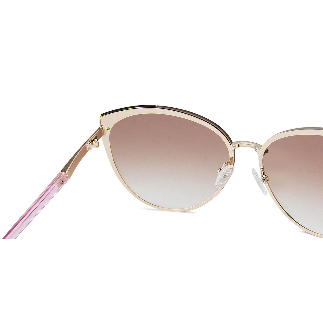 Vincent Chase Online Gold Full Rim Cat Eye left side