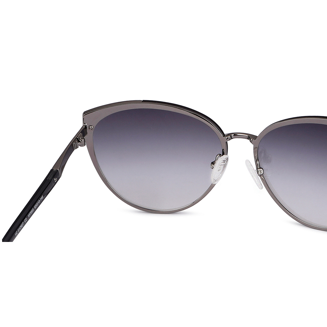 Vincent Chase Online Silver Full Rim Cat Eye right side