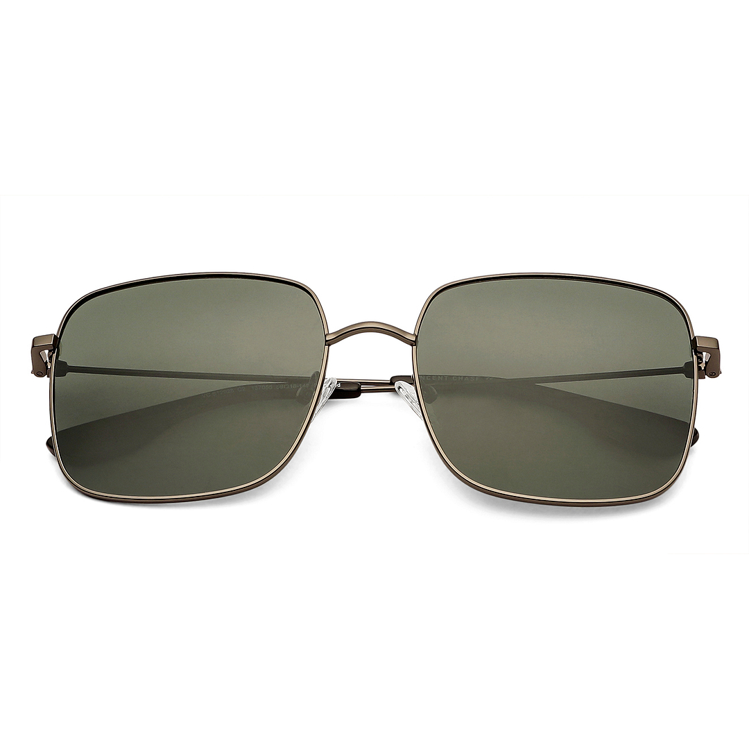 Vincent Chase Online Gunmetal Full Rim Rectangle left side