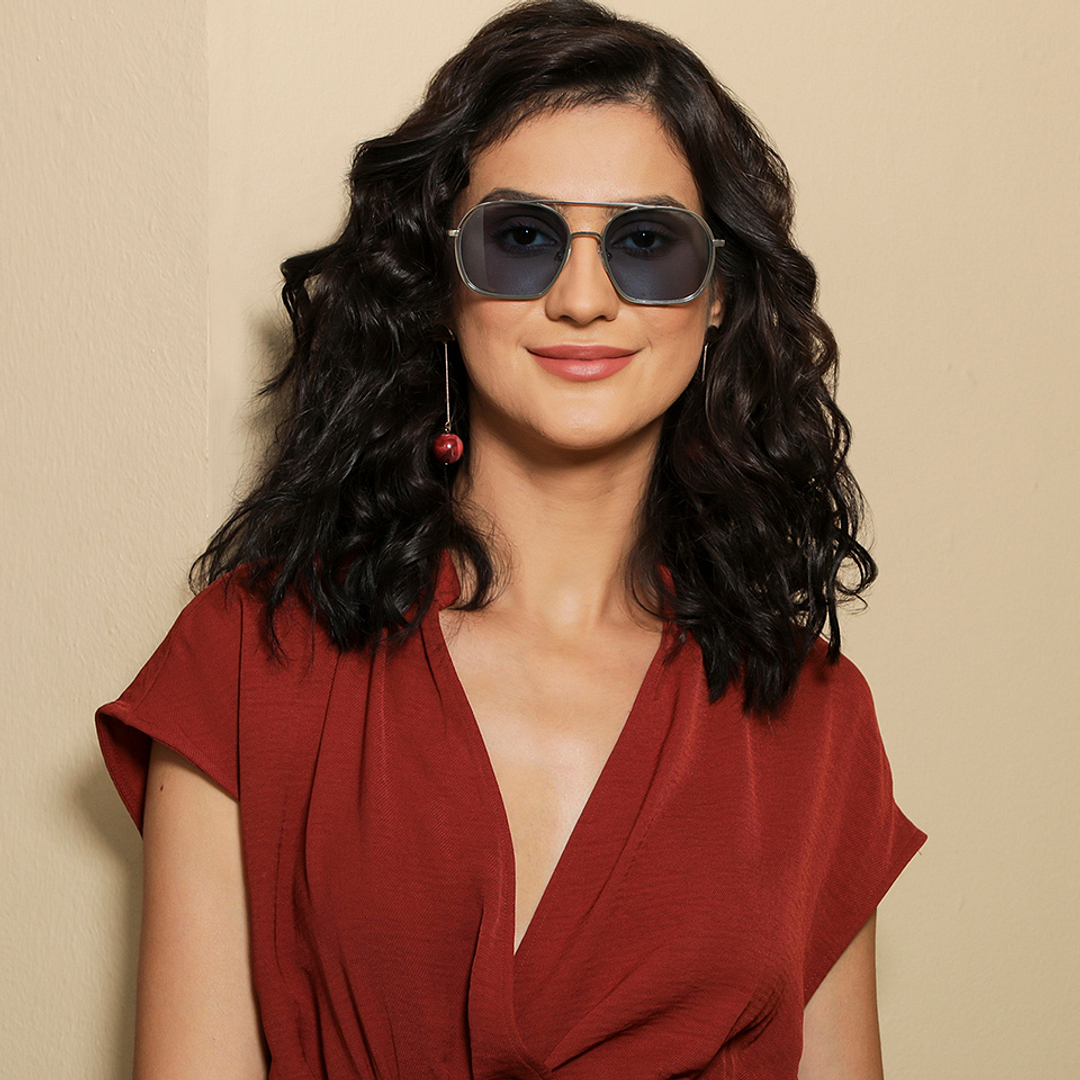 Vincent Chase Online Silver Full Rim Round left side