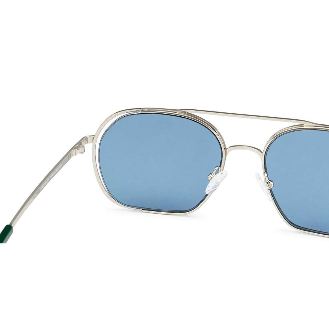 Vincent Chase Online Silver Full Rim Round left side