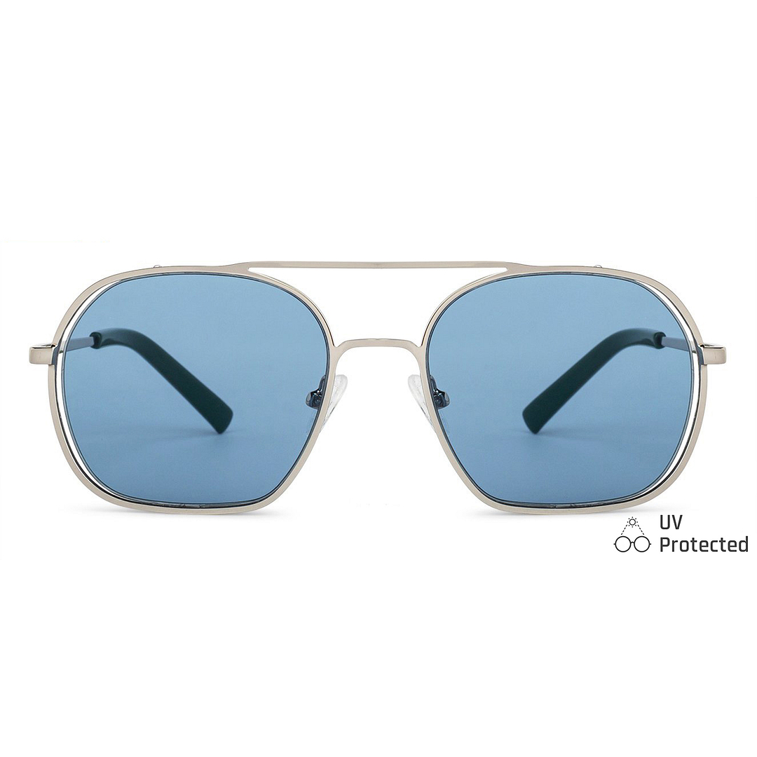 Vincent Chase Online Silver Full Rim Round left side