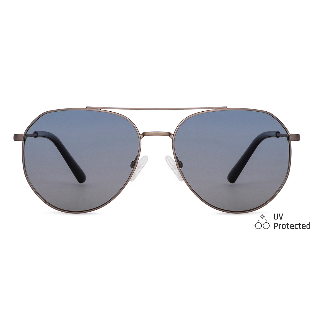 Vincent Chase Online Brown Full Rim Aviator left side