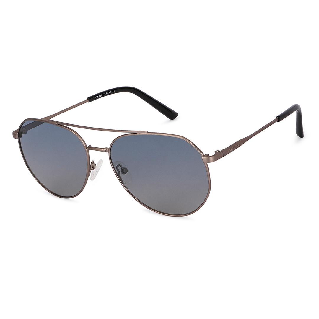 Vincent Chase Online Brown Full Rim Aviator right side