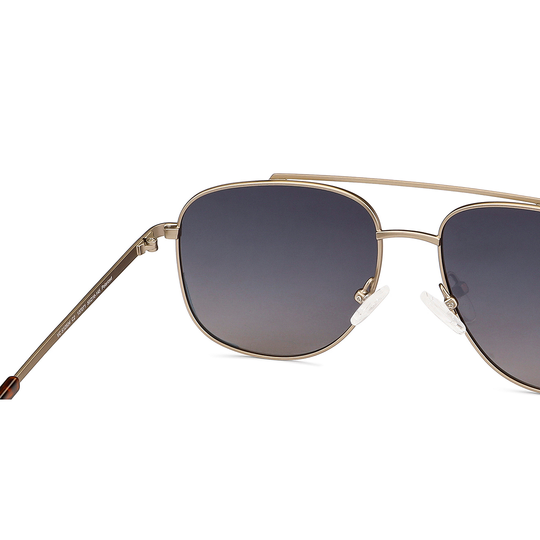 Vincent Chase Polarized Gold Full Rim Square left side