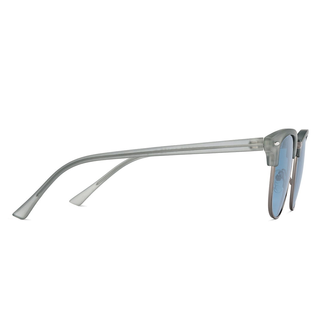 Vincent Chase Online Silver Full Rim Clubmaster left side