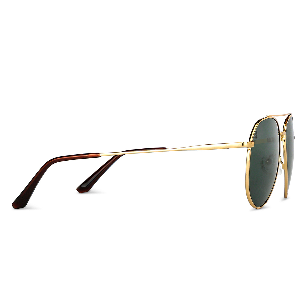 Vincent Chase Online Gold Full Rim Aviator left side