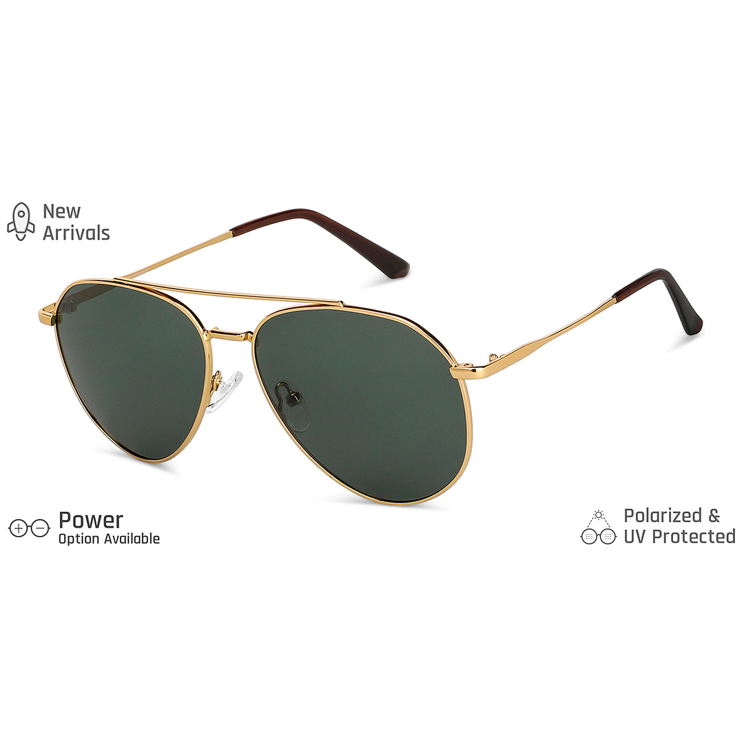 Vincent Chase Online Gold Full Rim Aviator right side