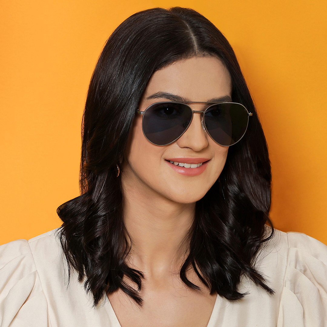 Vincent Chase Online Gunmetal Full Rim Aviator right side