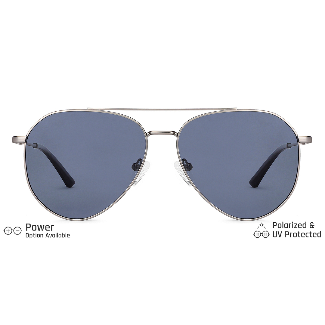Vincent Chase Online Gunmetal Full Rim Aviator left side