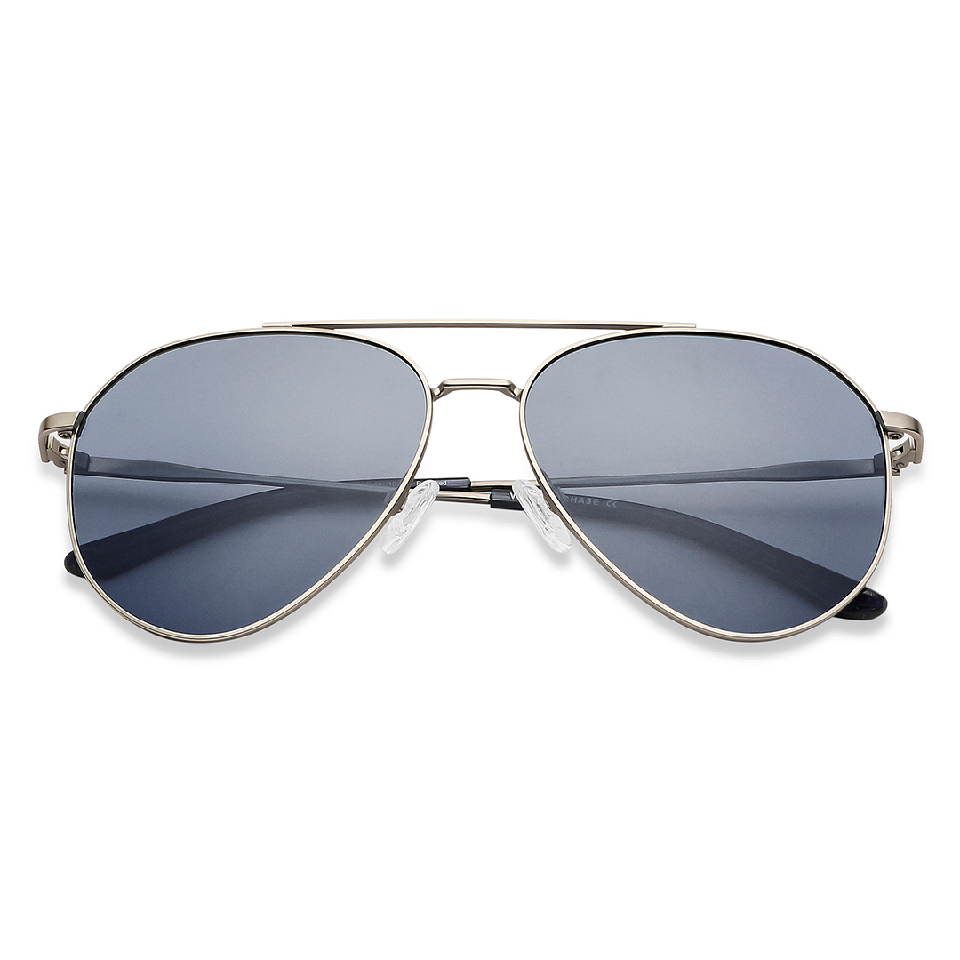 Vincent Chase Online Gunmetal Full Rim Aviator right side