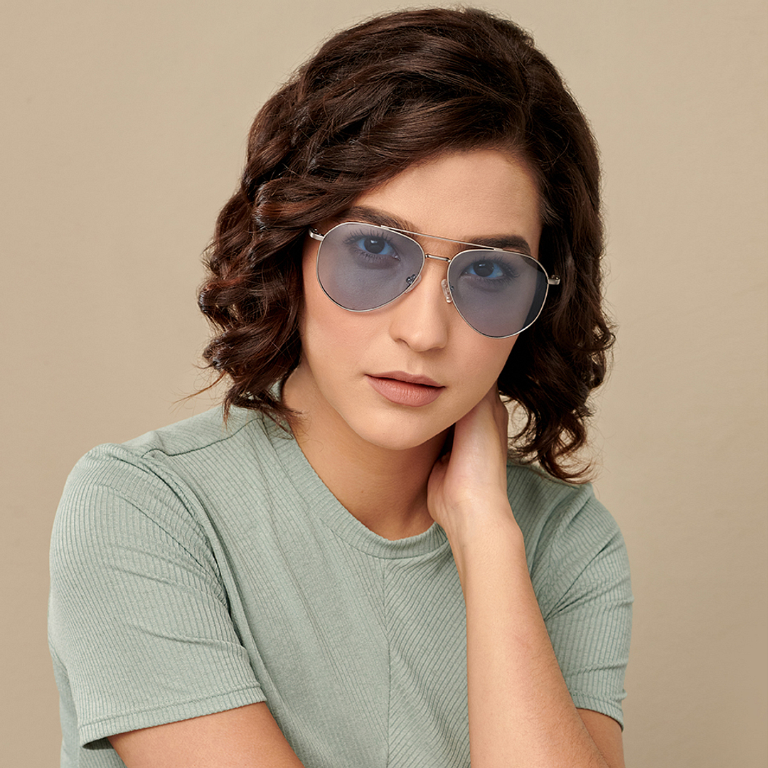 Vincent Chase Online Gunmetal Full Rim Aviator right side