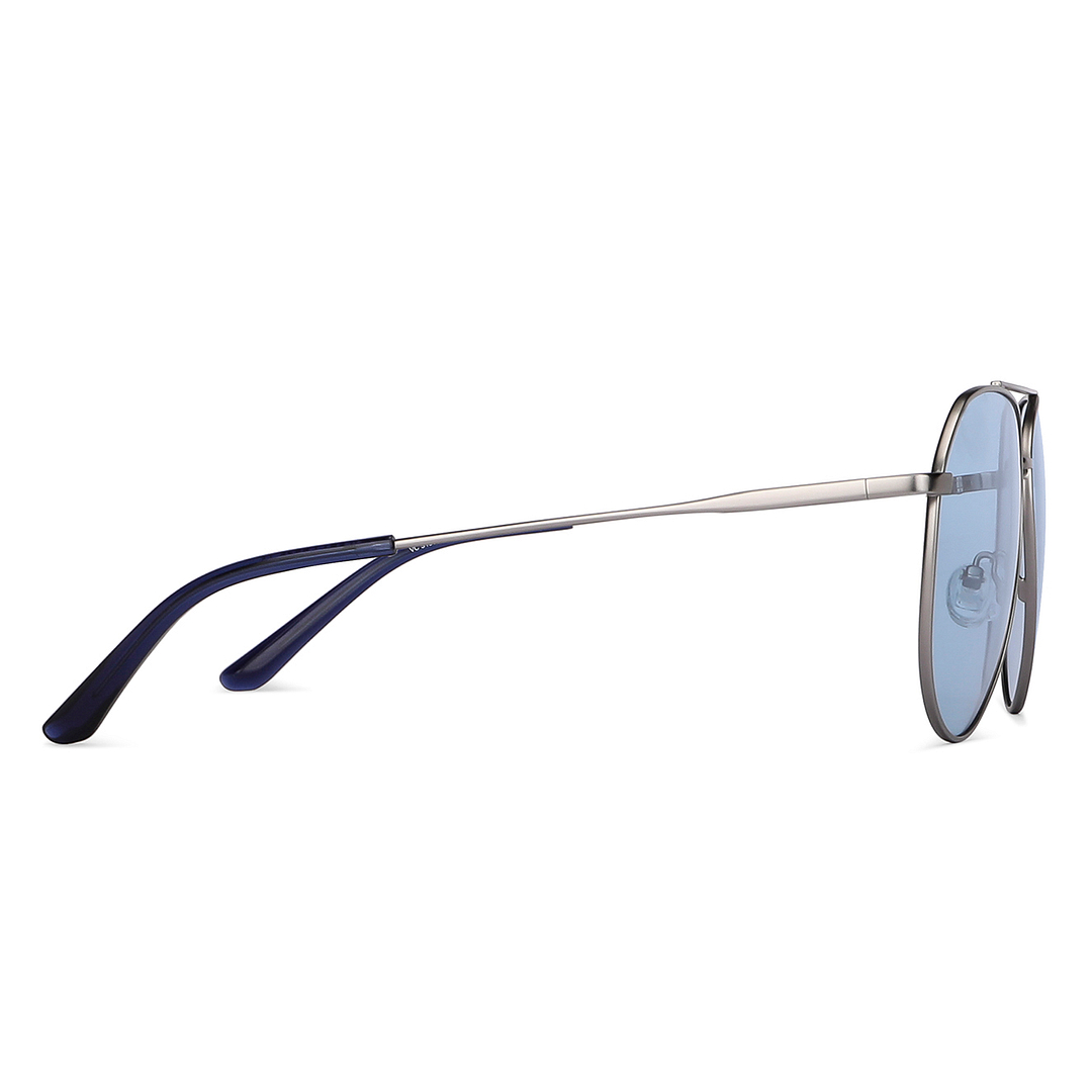Vincent Chase Online Gunmetal Full Rim Aviator left side