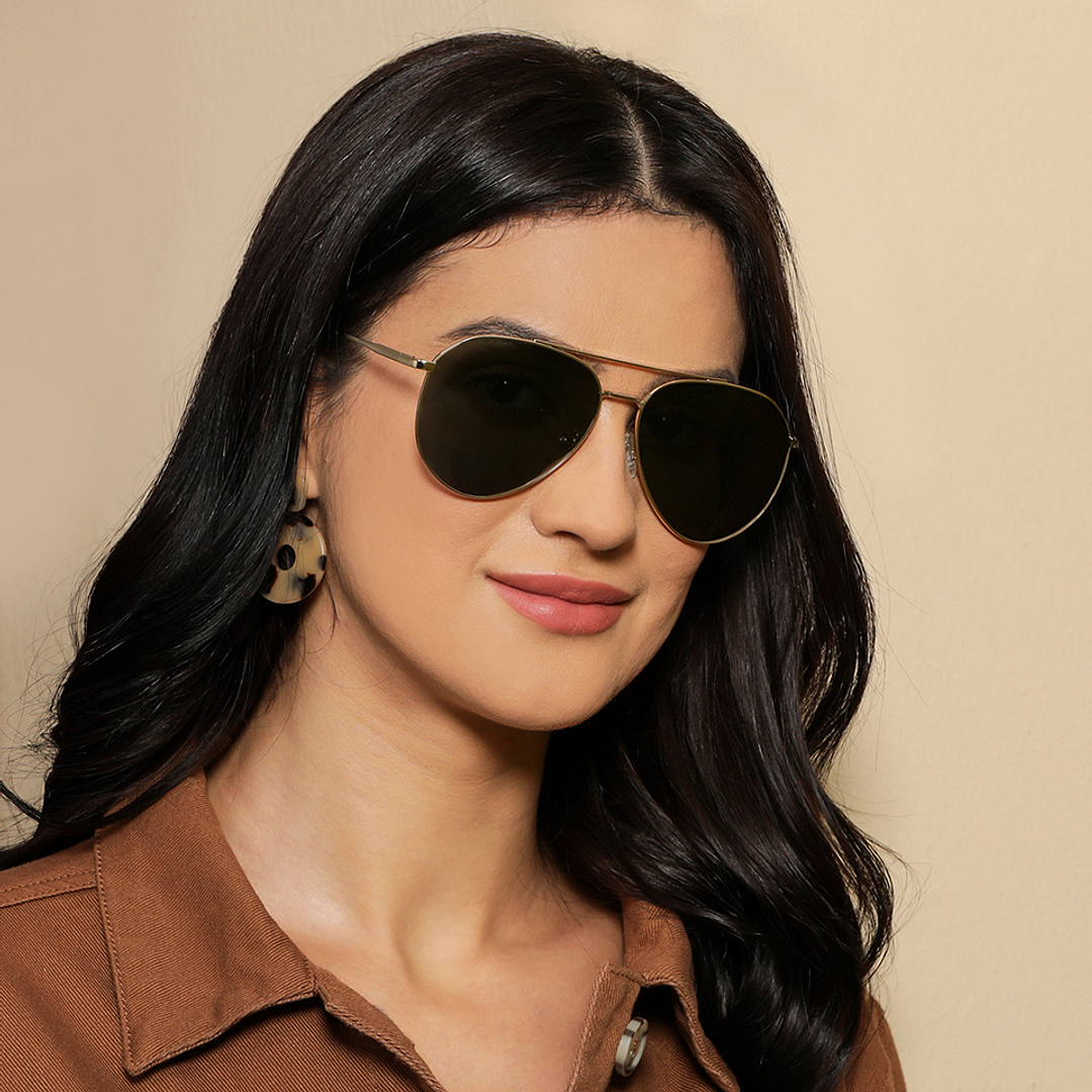 Vincent Chase Online Gold Full Rim Aviator right side