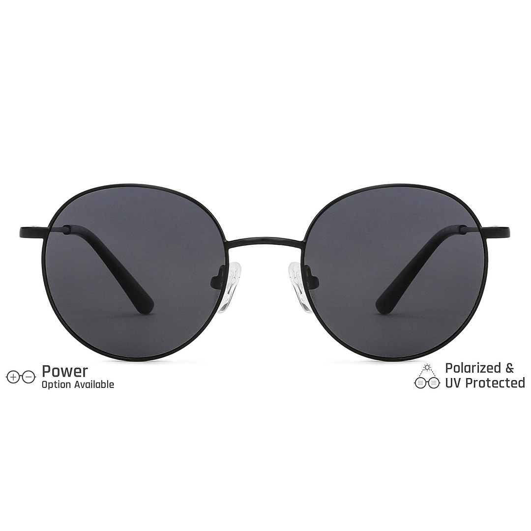 Vincent Chase Online Black Full Rim Round left side