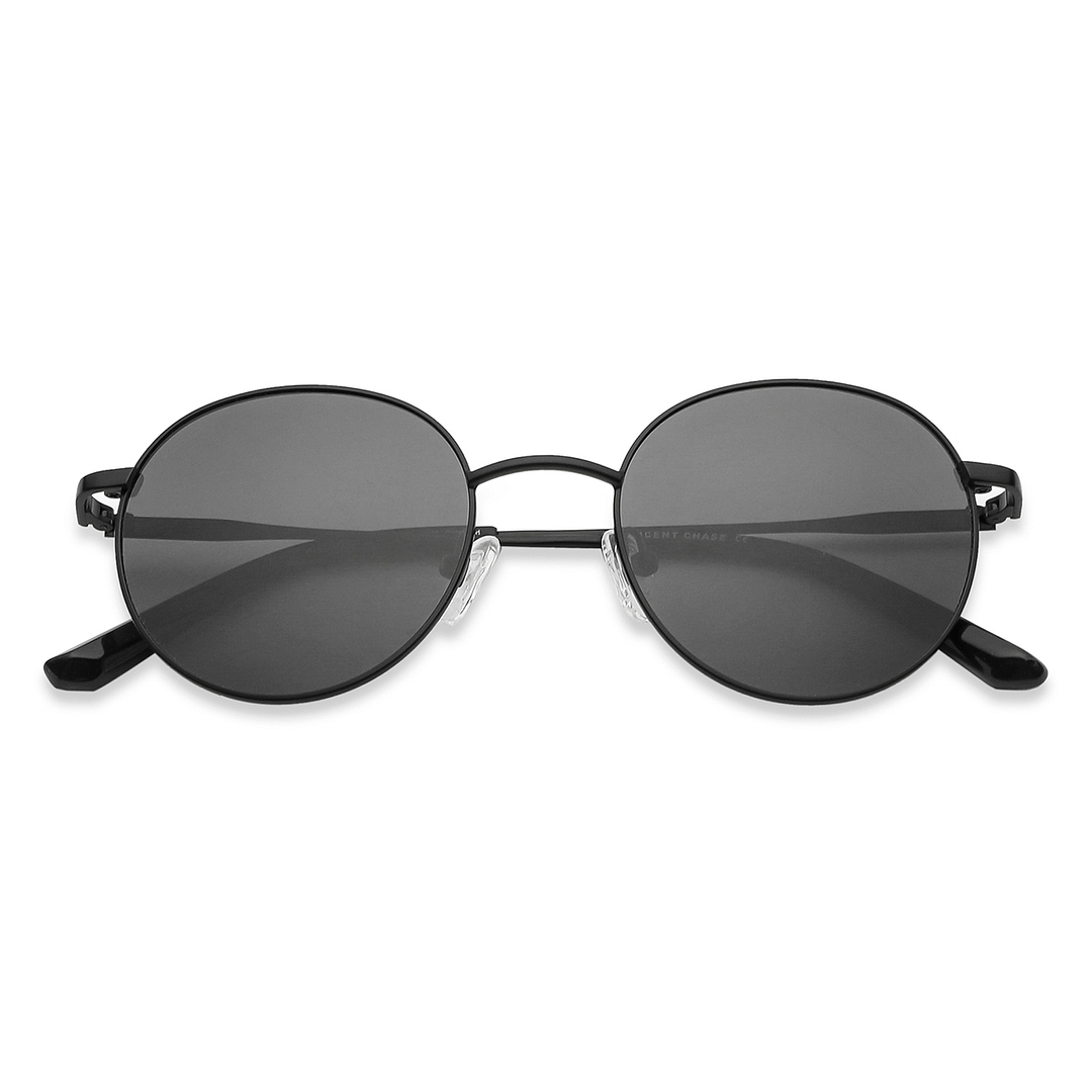 Vincent Chase Online Black Full Rim Round left side