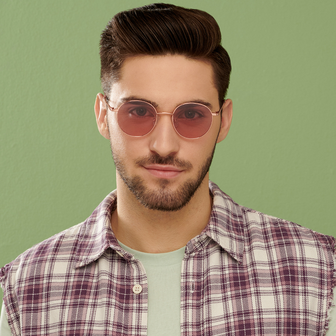 Vincent Chase Online Gold Full Rim Round right side