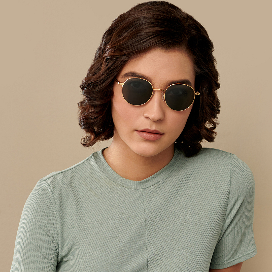 Vincent Chase Online Gold Full Rim Round right side