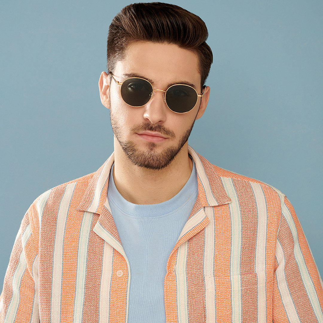 Vincent Chase Online Gold Full Rim Round left side
