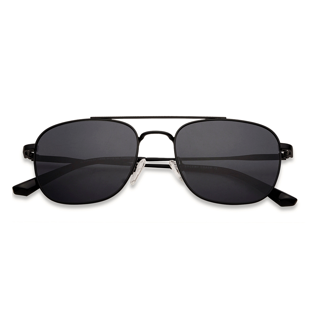 Vincent Chase Polarized Black Full Rim Rectangle right side