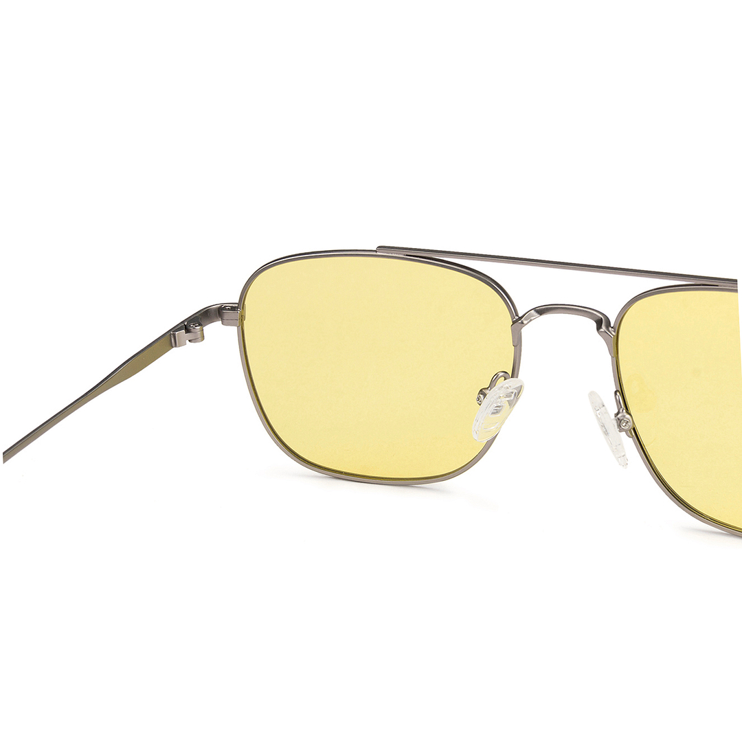 Vincent Chase Online Gunmetal Full Rim Rectangle left side