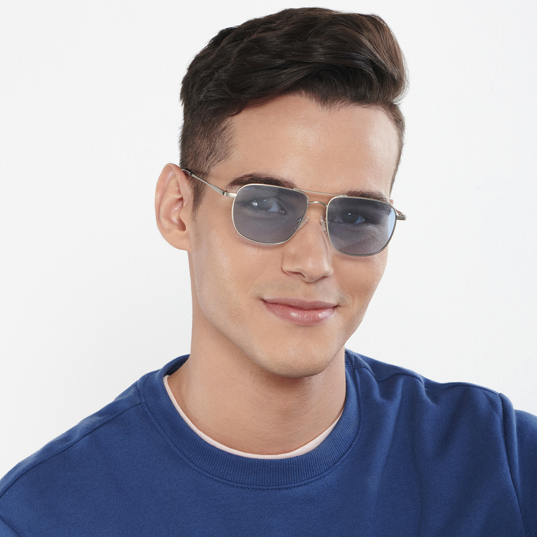 Vincent Chase Gunmetal Full Rim Rectangle right side