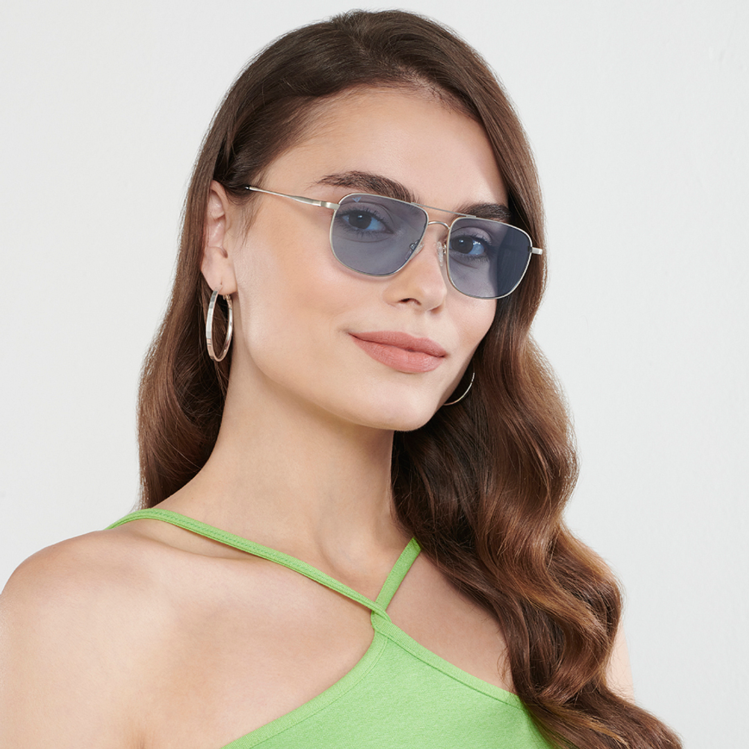 Vincent Chase Gunmetal Full Rim Rectangle right side