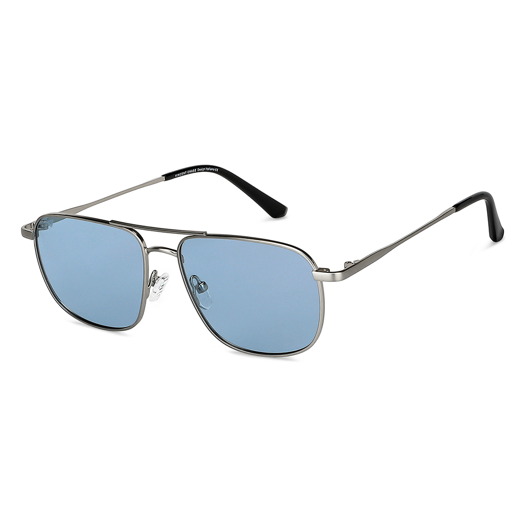 Vincent Chase Gunmetal Full Rim Rectangle right side