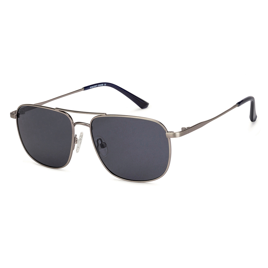 Vincent Chase Online Gunmetal Full Rim Rectangle right side