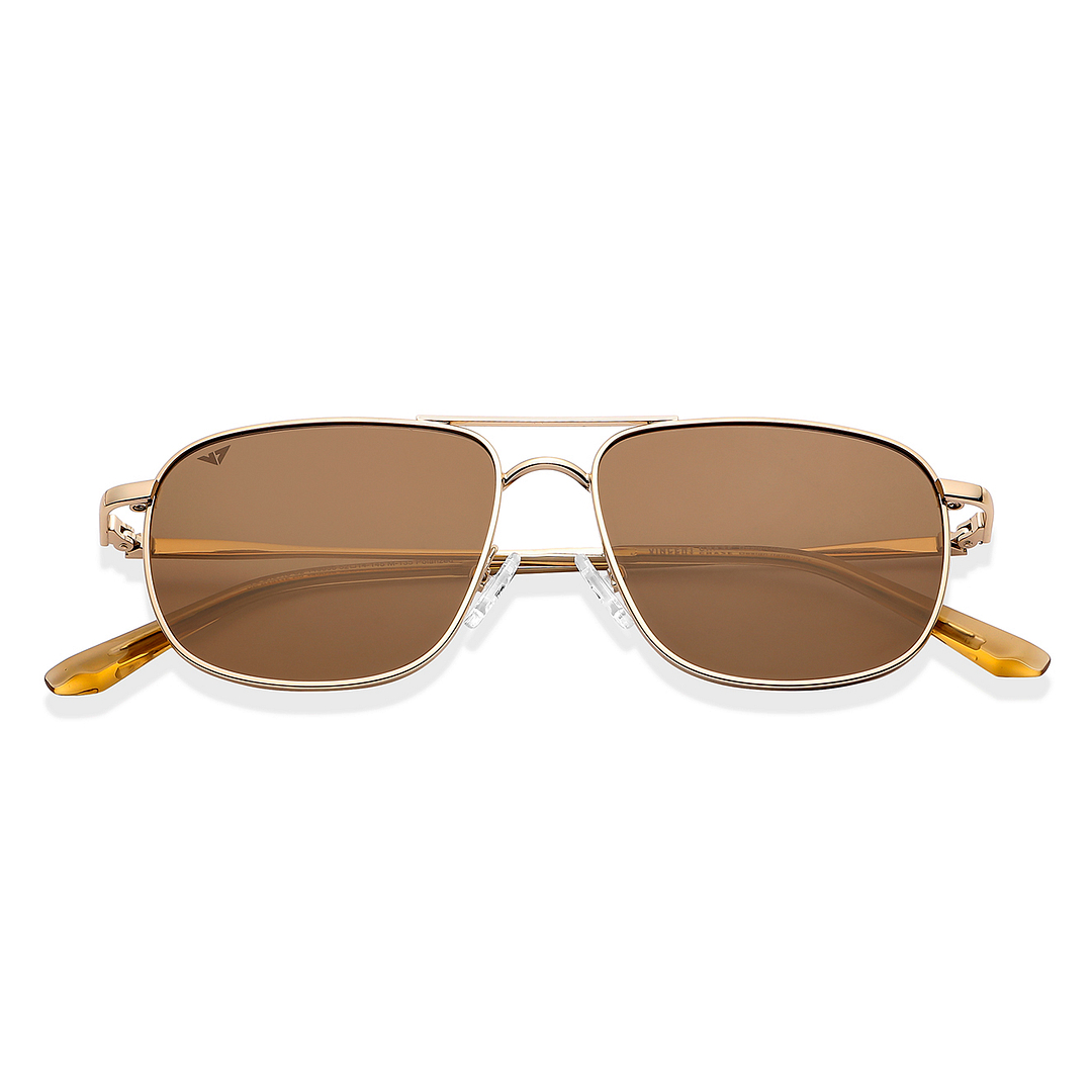 Vincent Chase Online Gold Full Rim Rectangle left side