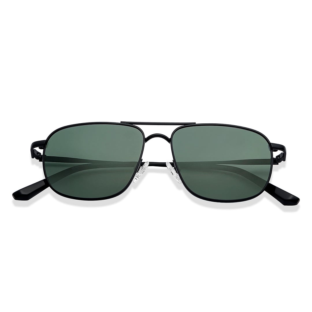 Vincent Chase Polarized Black Full Rim Rectangle left side