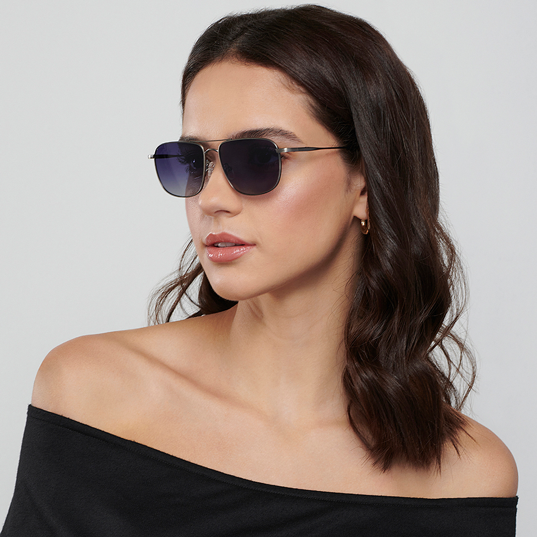 Vincent Chase Polarized Gunmetal Full Rim Rectangle right side