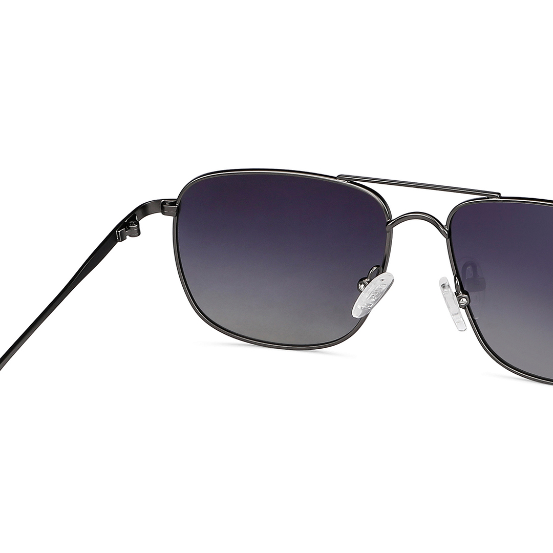 Vincent Chase Polarized Gunmetal Full Rim Rectangle right side