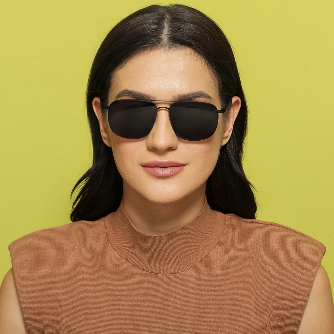 Vincent Chase Polarized Black Full Rim Square right side