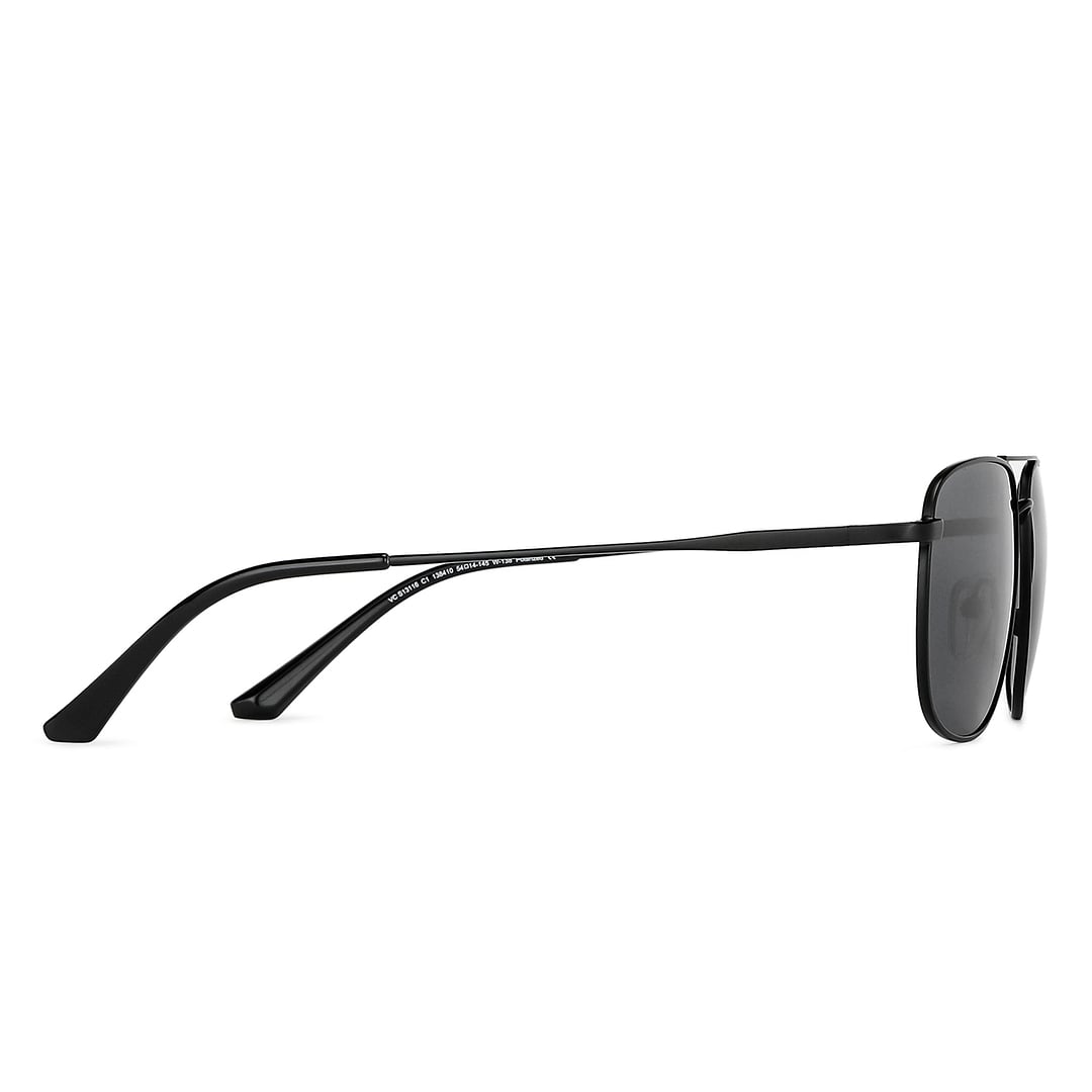Vincent Chase Polarized Black Full Rim Square right side