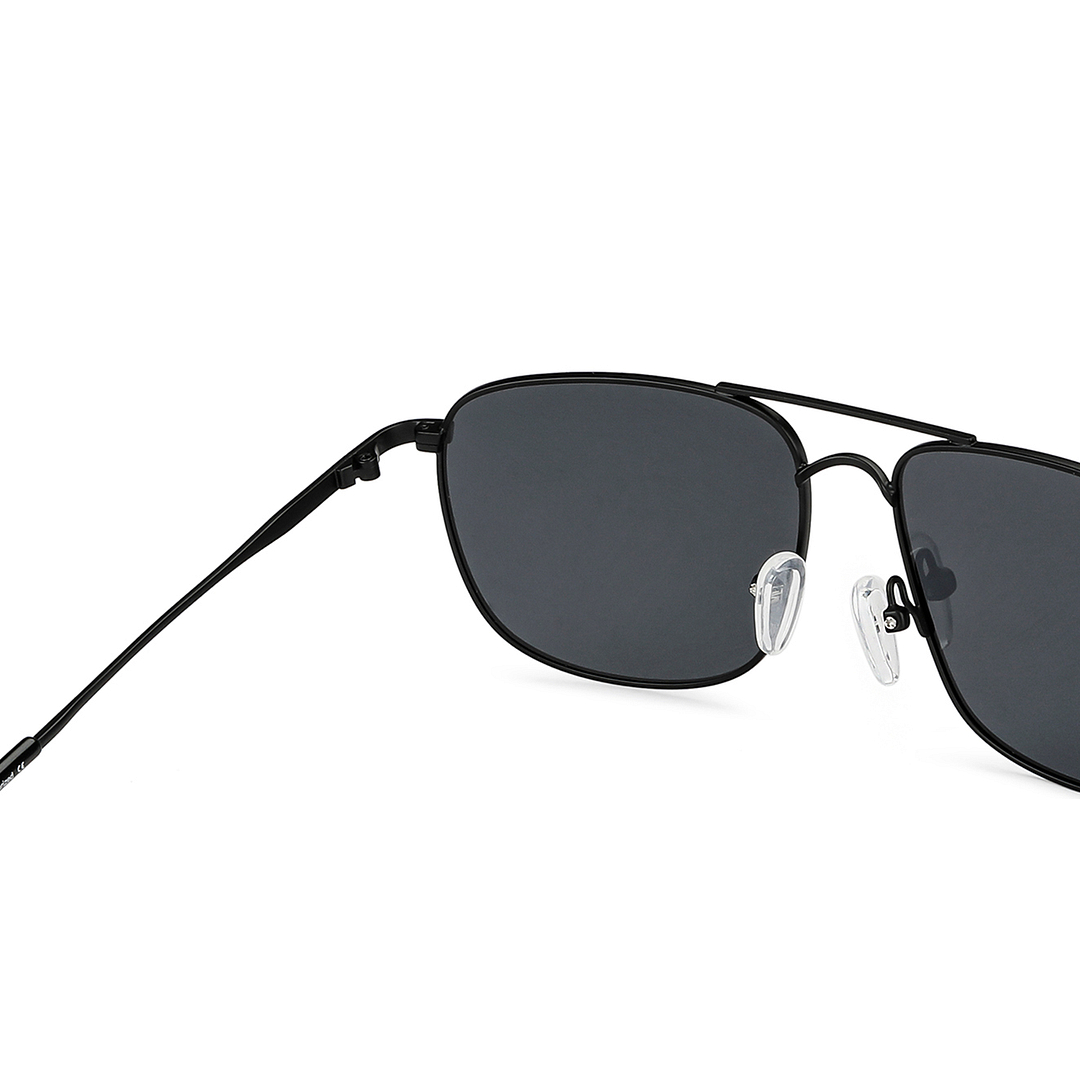 Vincent Chase Polarized Black Full Rim Square left side