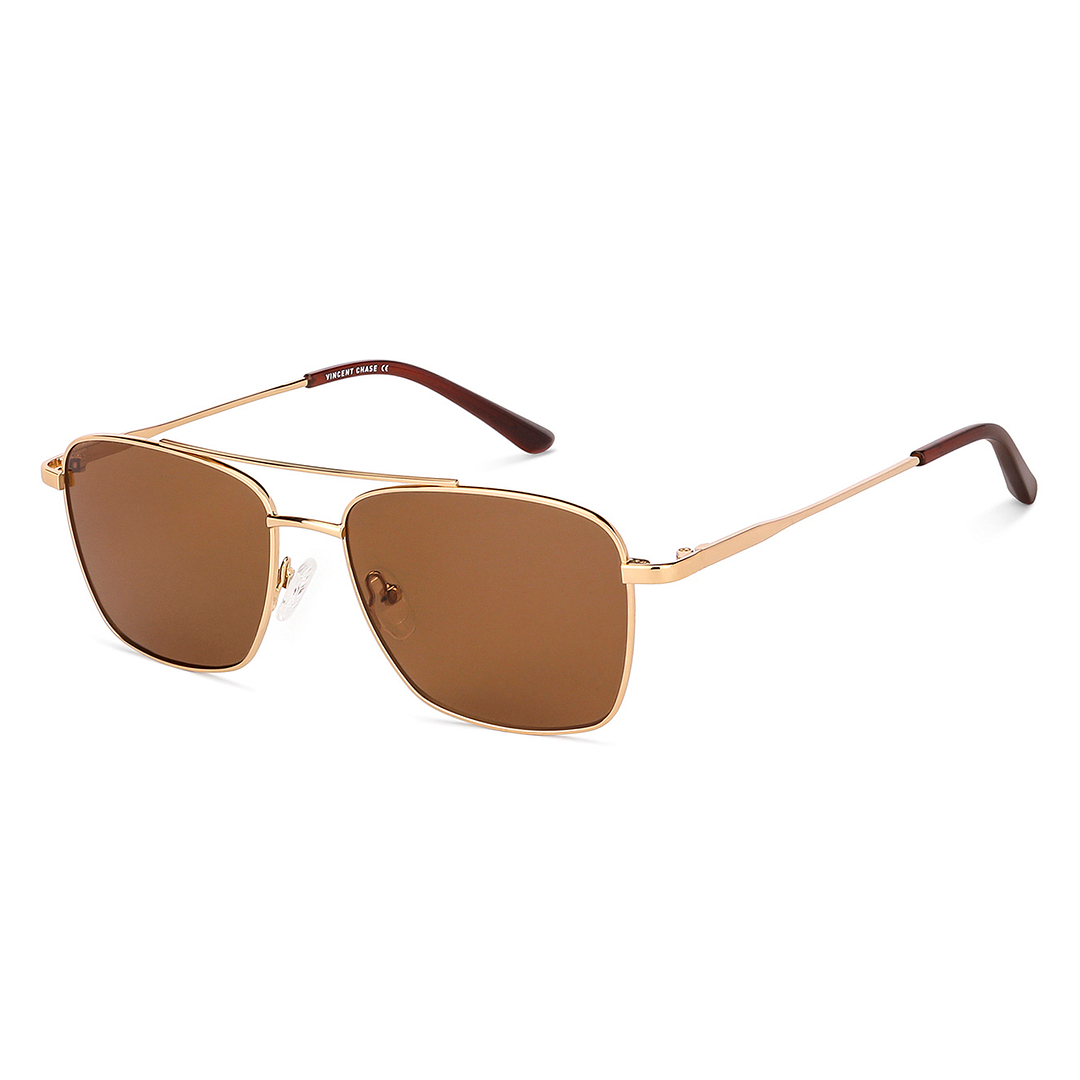 Vincent Chase Online Gold Full Rim Rectangle left side
