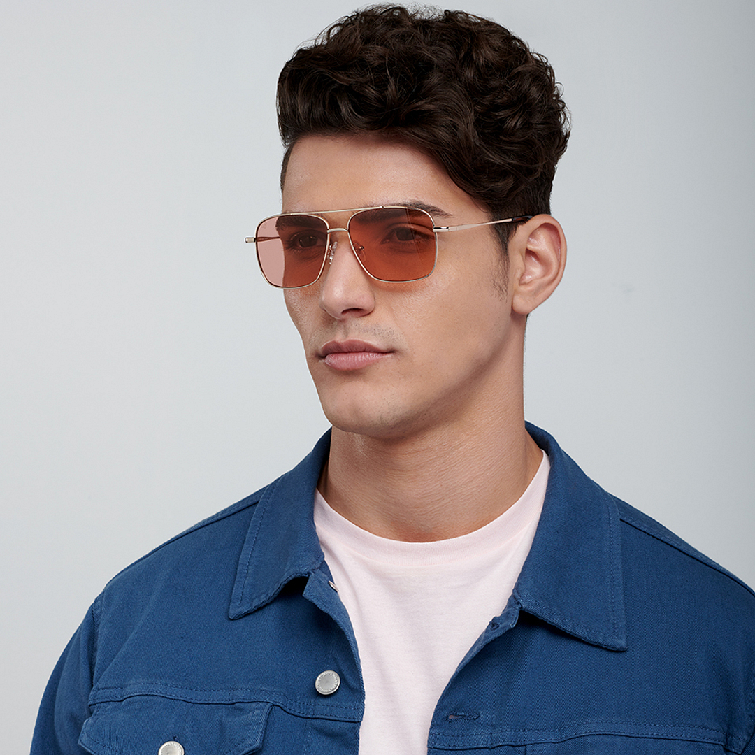 Vincent Chase Online Gold Full Rim Square left side
