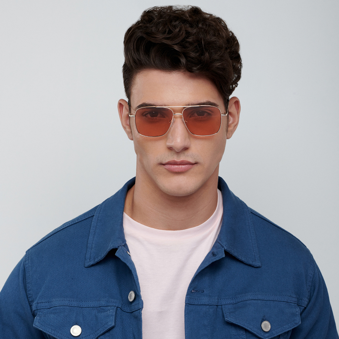 Vincent Chase Online Gold Full Rim Square right side