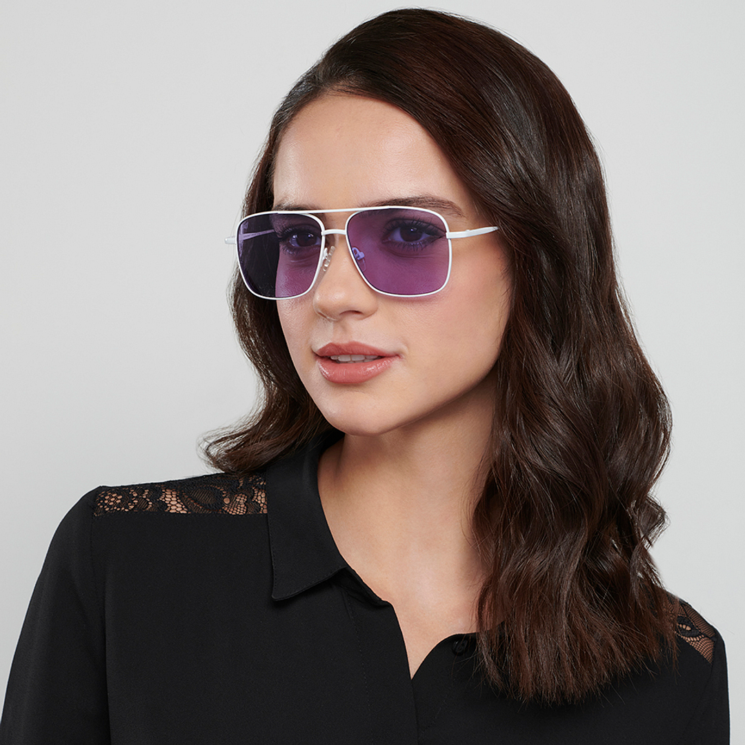 Vincent Chase Online White Full Rim Square right side