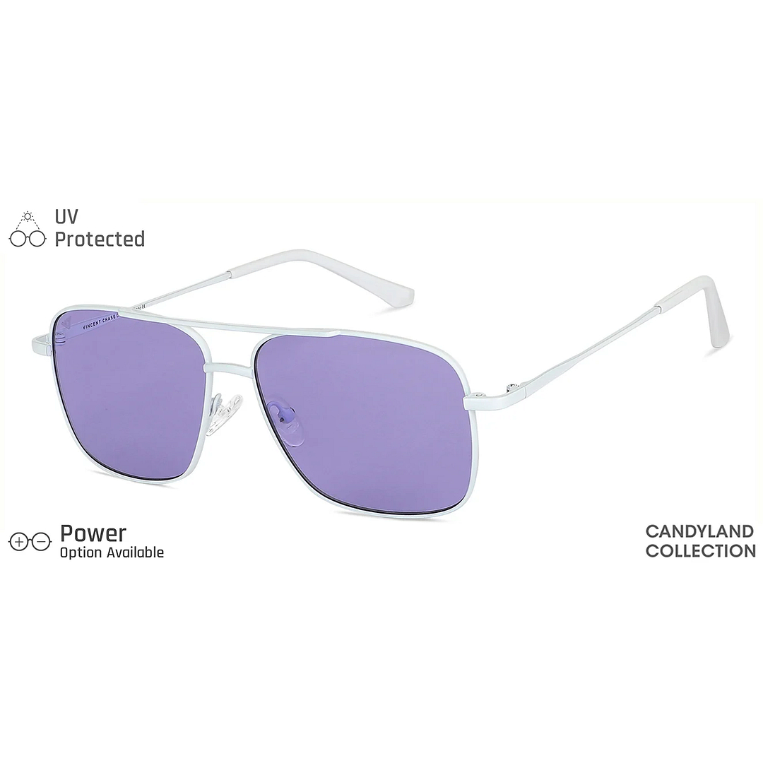 Vincent Chase Online White Full Rim Square right side