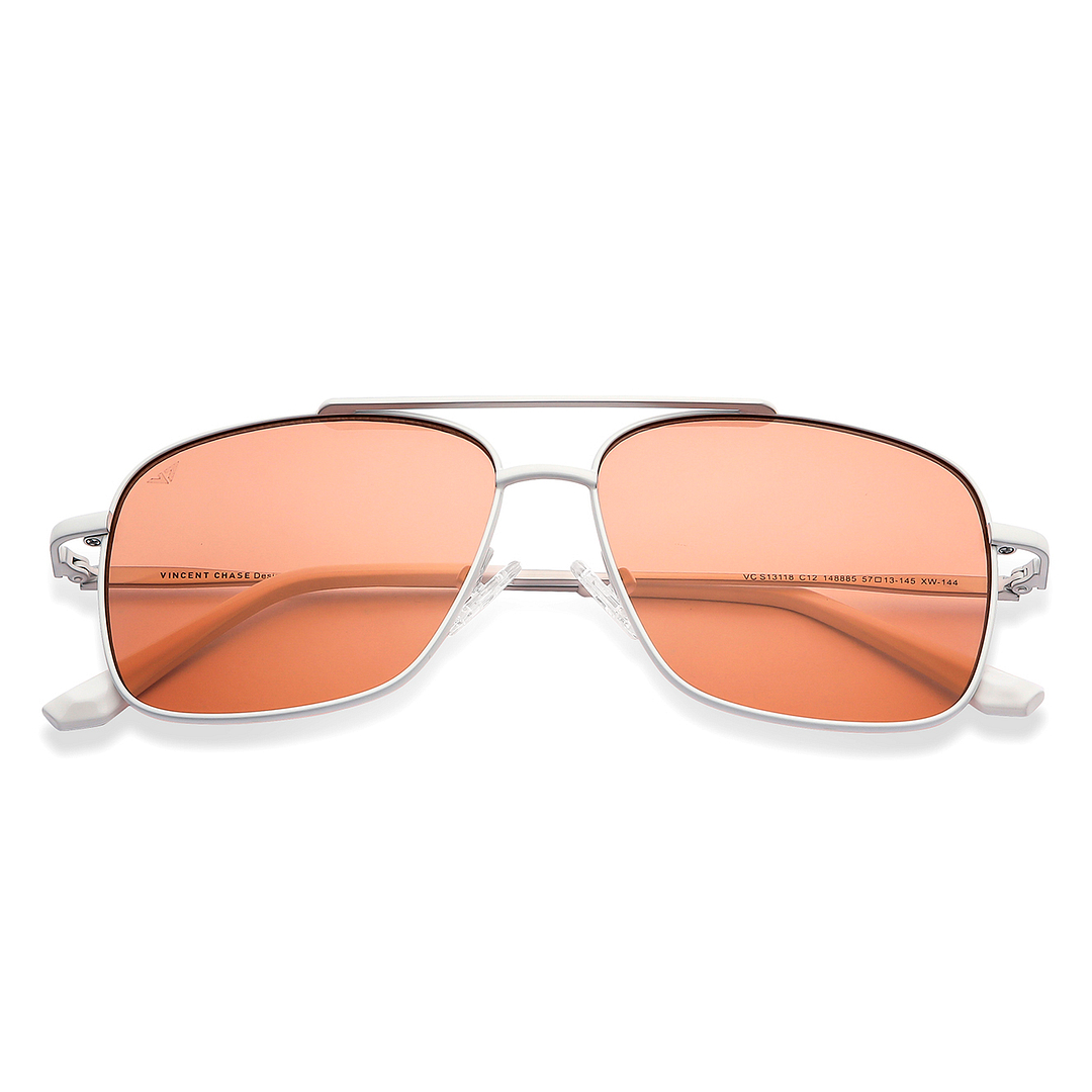 Vincent Chase Online White Full Rim Square left side