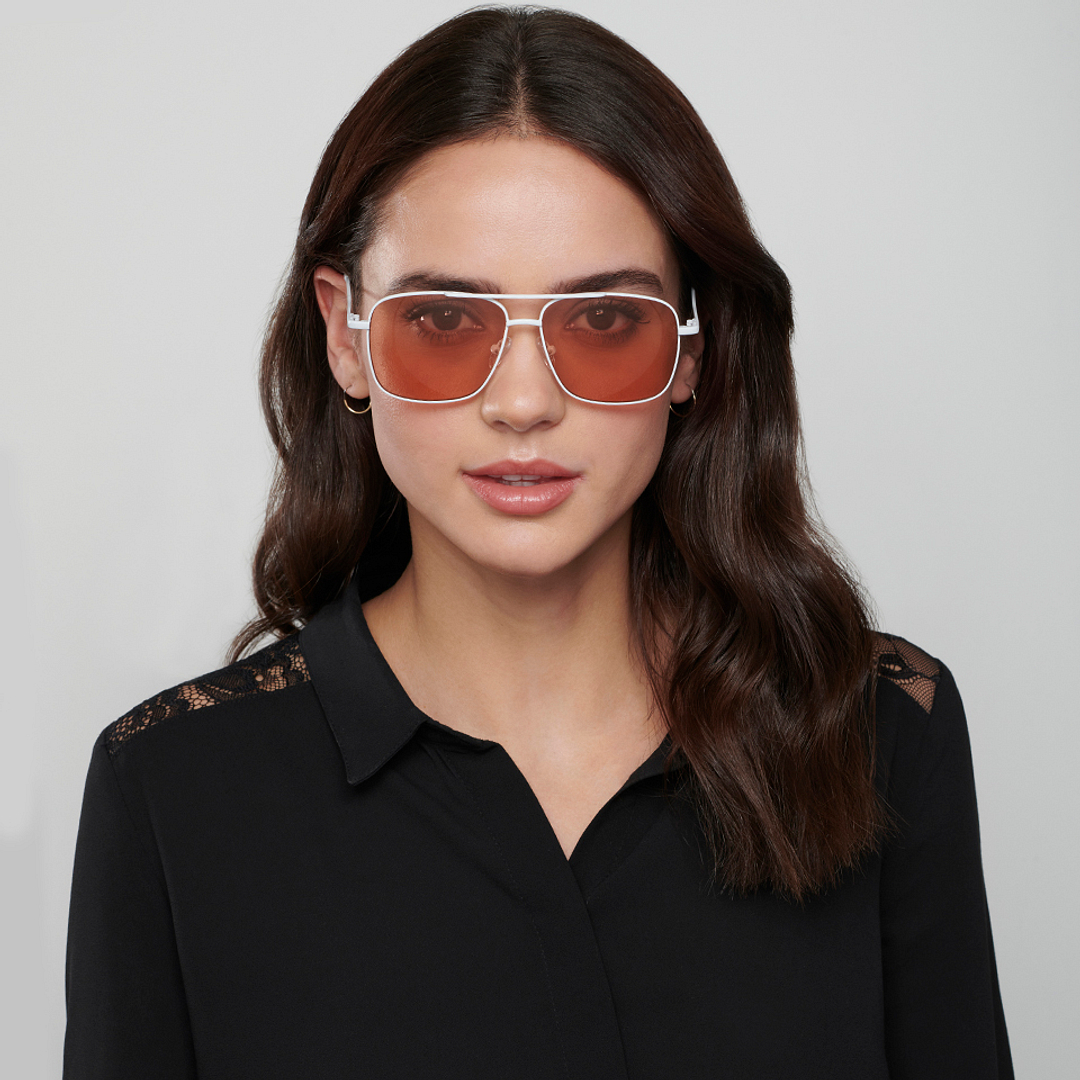 Vincent Chase Online White Full Rim Square left side