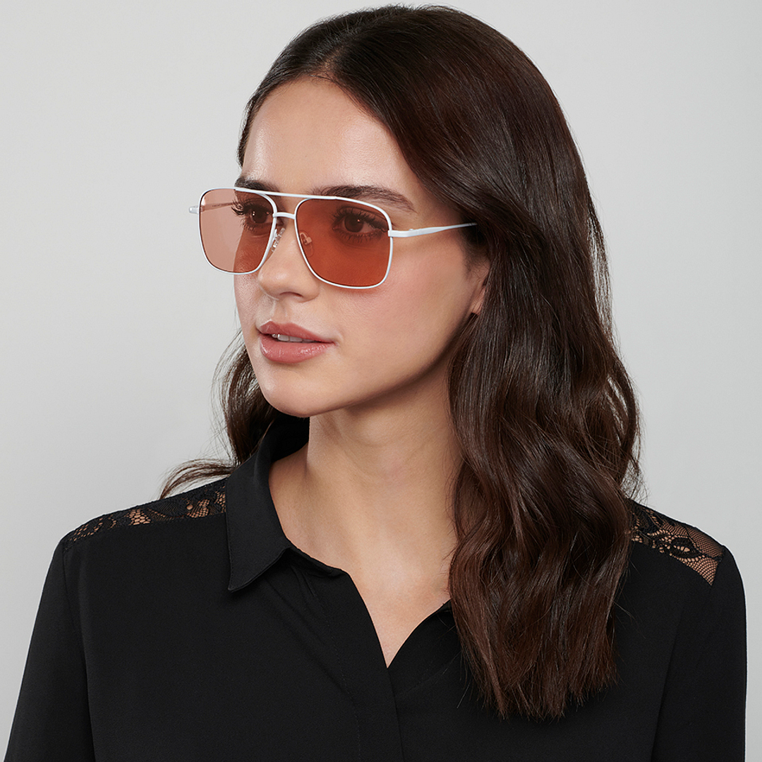 Vincent Chase Online White Full Rim Square right side
