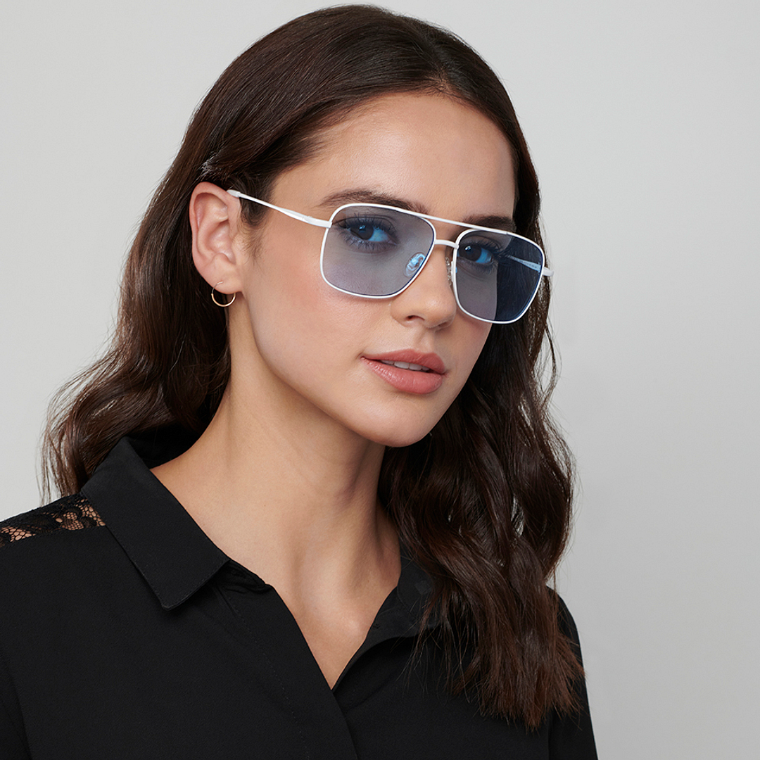 Vincent Chase Online White Full Rim Square left side