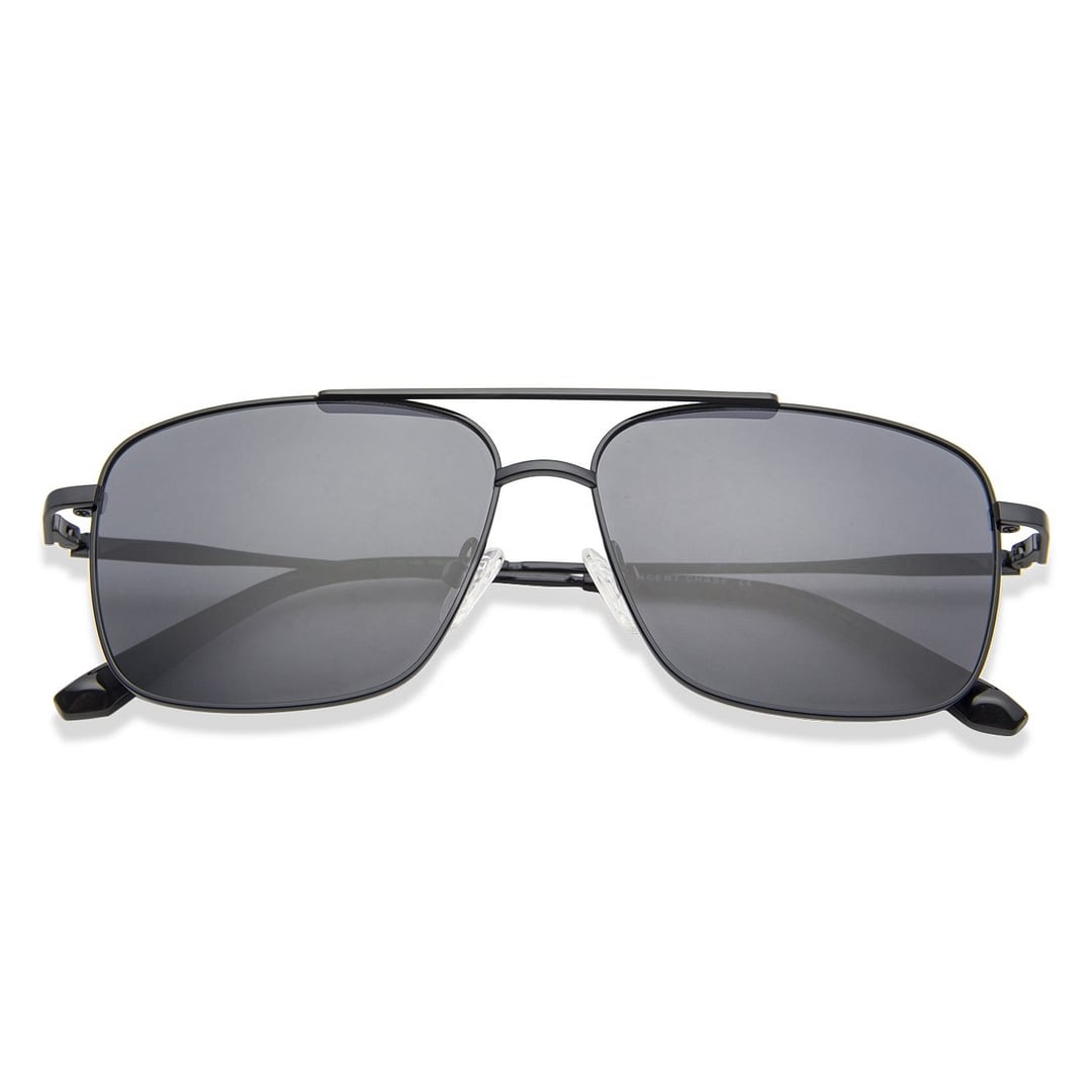 Vincent Chase Polarized Black Full Rim Square right side