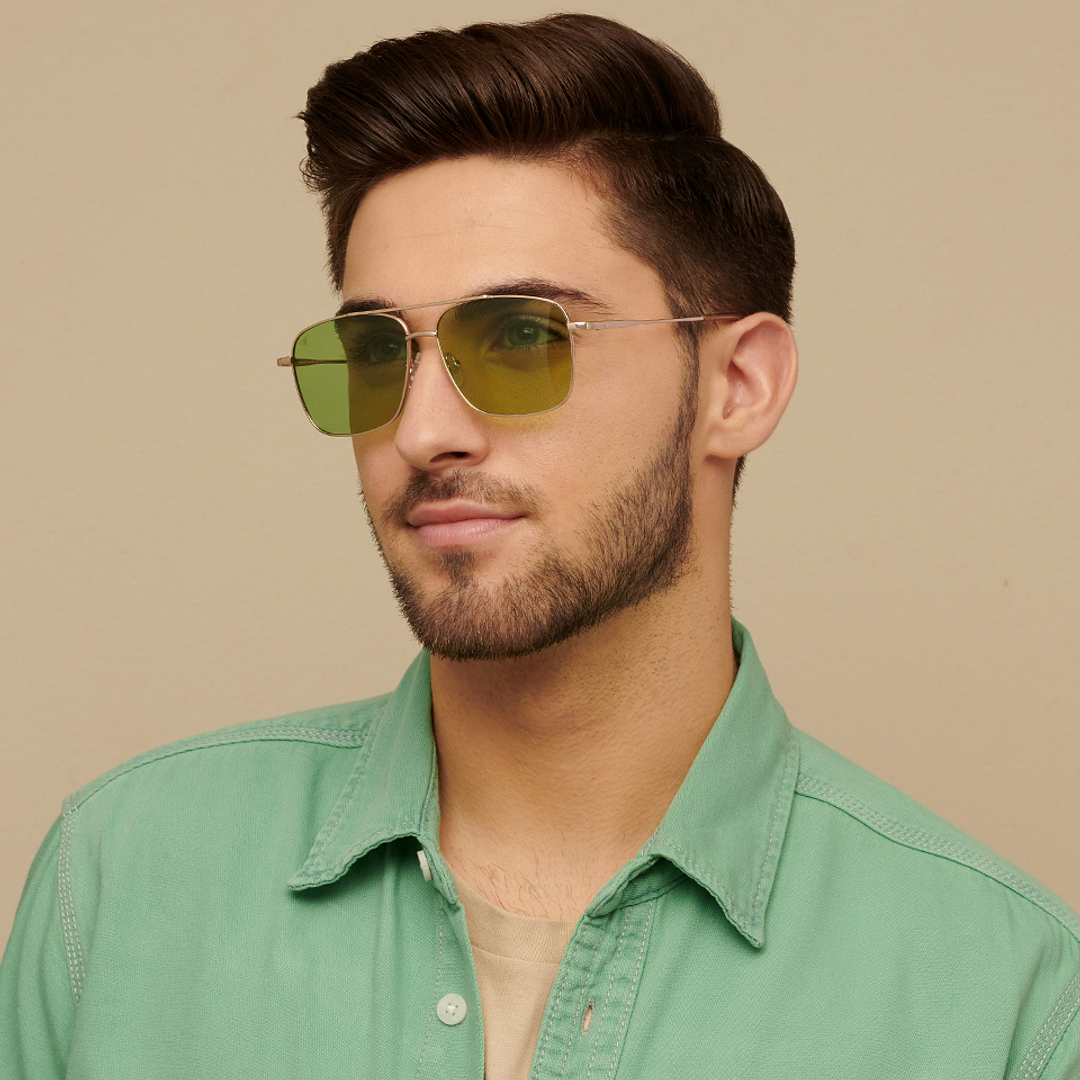 Vincent Chase Online Gold Full Rim Square right side