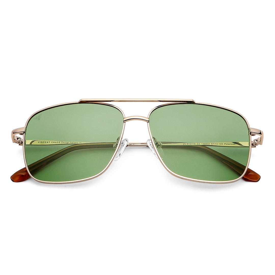 Vincent Chase Online Gold Full Rim Square left side