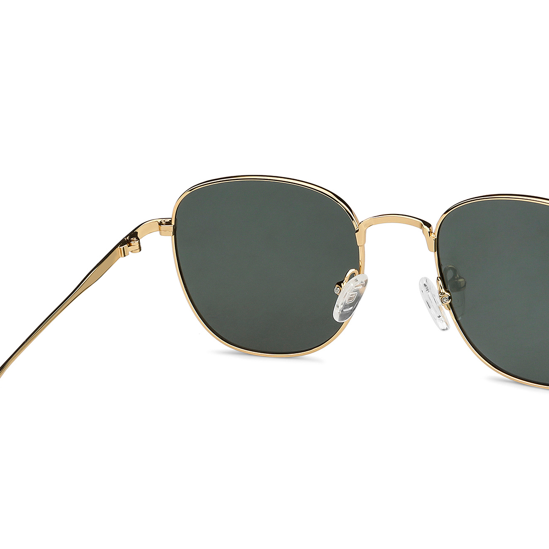 Vincent Chase Polarized Gold Full Rim Round left side