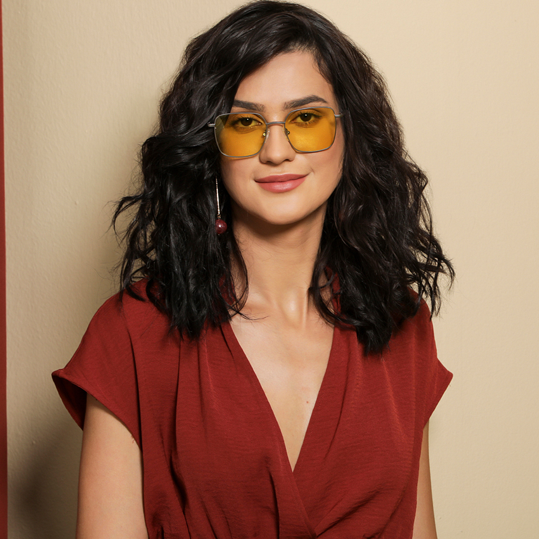 Vincent Chase Online Gunmetal Full Rim Rectangle right side